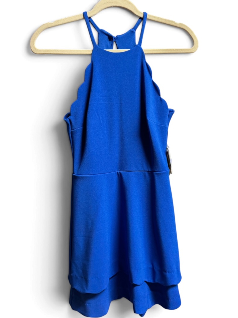 B. Darlin Cobalt Blue Dress Juniors 1/2 NWT Homecoming Prom Fit & Flare